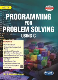 Programming For Problem Solving Using C